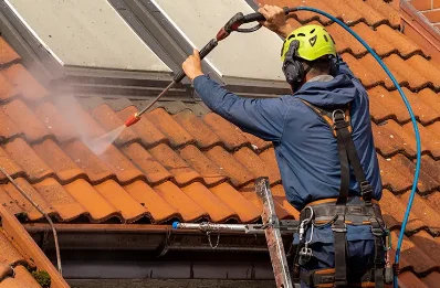Démoussage et hydrofuge de toiture à Chamrousse